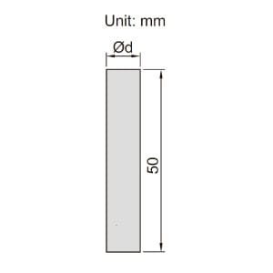 پین گیج 51 پارچه 8.5 – 8 میلی متری اینسایز (Insize) مدل 8D-4166
