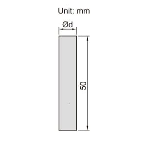 پین گیج 51 پارچه 9.5 – 9 میلی متری اینسایز (Insize) مدل 9D-4166