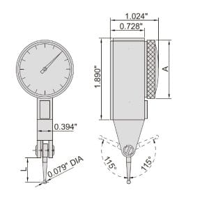 ساعت شیطانکی صفحه بزرگ اینسایز (Insize) مدل 08-2381